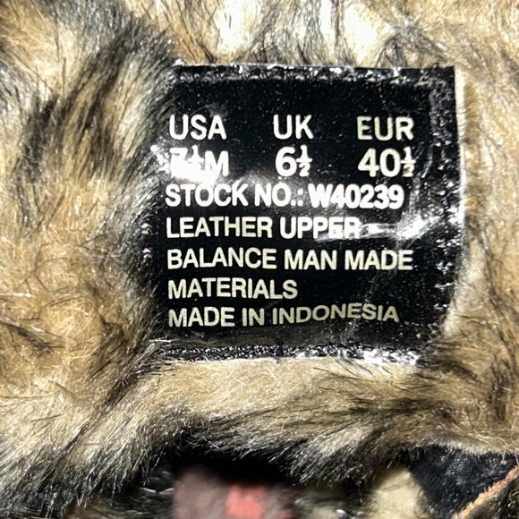 Wolverine Felix Duck Boot Faux Fur lined Dark Brown Size 7.5M New main image 8